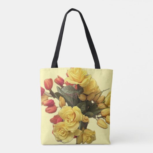 "Bouquet" Tote Bag Tasche (Rückseite)