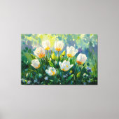 *~* Bouquet Tulips TV2 Stretched Canvas Print Leinwanddruck (Vorderseite)