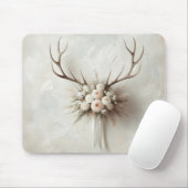 Bouquet und Deer Antlers Mousepad (Mit Mouse)