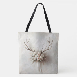 Bouquet und Deer Antlers Tasche