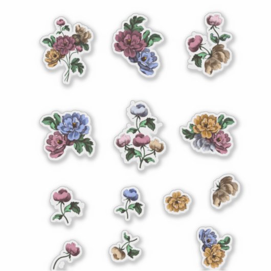 Bouquet Varieté Aufkleber (Vorderseite)