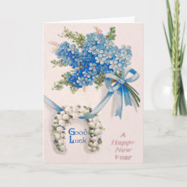 Bouquet vergisst-Me-Nots Lily aus dem Tal Karte