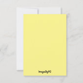 Bouquet Vielen Dank Hinweis Dankeskarte (Rückseite)