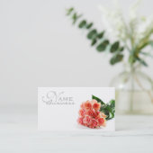 Bouquet-Visitenkarte Visitenkarte (Stehend Vorderseite)