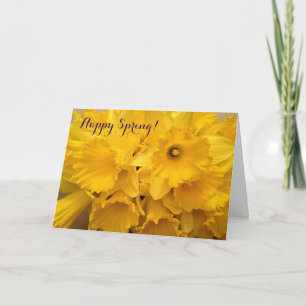 Bouquet von Affodils Geburtstag Karte