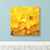 Bouquet von Affodils Leinwanddruck (Insitu (Holzboden))