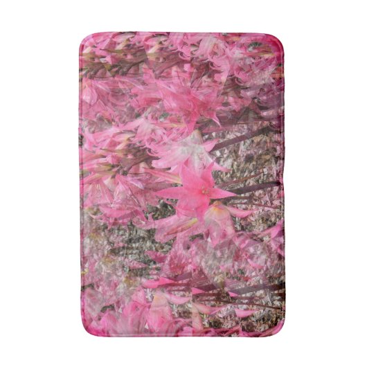 Bouquet von Amaryllis...... Badematte (Vorderseite Vertikal)