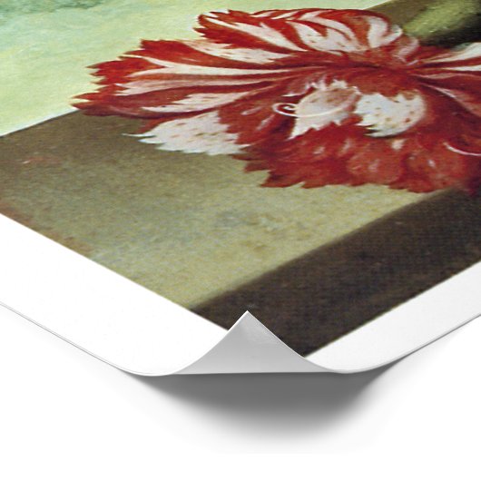 Bouquet von Blume an einer Kante Poster (Ecke)