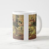 Bouquet von Blume an Window von Maxine Maufra Jumbo-Tasse (Vorderseite Rechts)