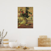 Bouquet von Blume an Window von Maxine Maufra Poster (Küche)