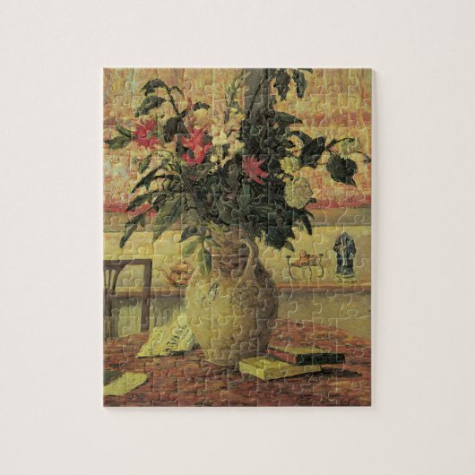 Bouquet von Blume an Window von Maxine Maufra Puzzle (Vertikal)