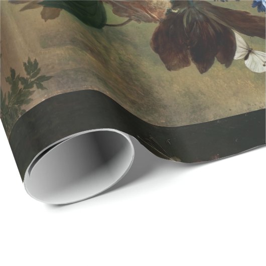 BOUQUET VON BLUME IM URSPRUNG GESCHENKPAPIER (Rolleneckpunkt)