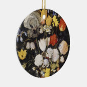 Bouquet von Blume in einer Erdenware-Vase Keramik Ornament (Rechts)