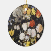 Bouquet von Blume in einer Erdenware-Vase Keramik Ornament (Links)