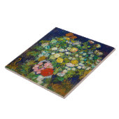 Bouquet von Blume in einer Vase, Van Gogh Fliese (Seite)