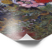 Bouquet von Blume in einer Vase | Van Gogh | Fotodruck (Ecke)