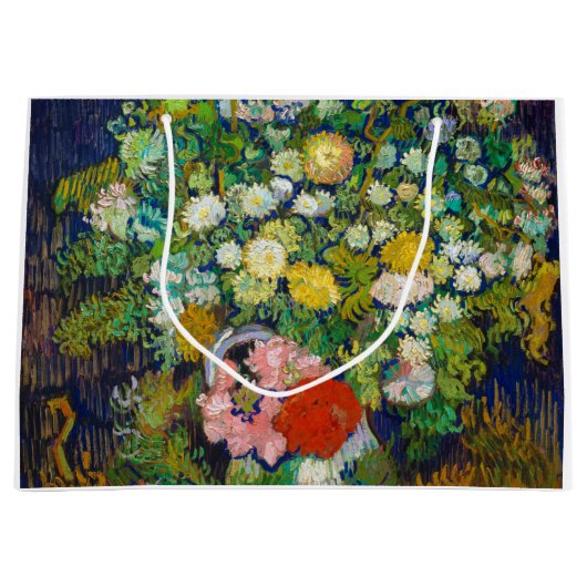 Bouquet von Blume in einer Vase, Van Gogh Große Geschenktüte (Vorderseite)