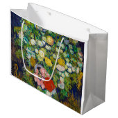 Bouquet von Blume in einer Vase, Van Gogh Große Geschenktüte (Vorderseite Schrägansicht)