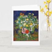 Bouquet von Blume in einer Vase, Van Gogh Karte (Gelbe Blume)