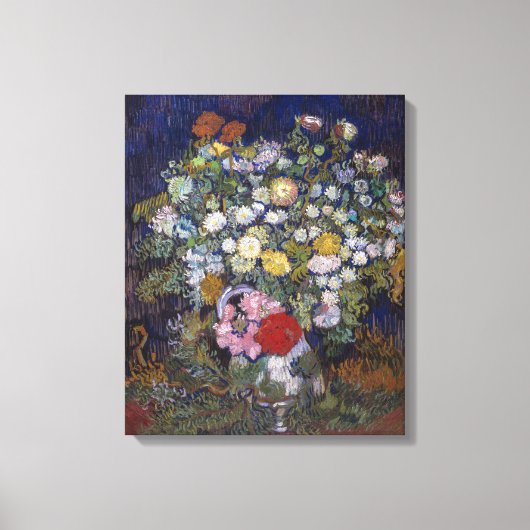 Bouquet von Blume in einer Vase | Van Gogh | Leinwanddruck (Vorderseite)