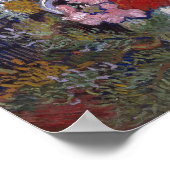 Bouquet von Blume in einer Vase | Van Gogh | Poster (Ecke)
