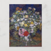 Bouquet von Blume in einer Vase | Van Gogh | Postkarte (Vorderseite)