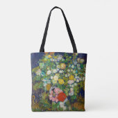 Bouquet von Blume in einer Vase, Van Gogh Tasche (Rückseite)