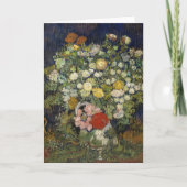 Bouquet von Blume in einer Vase | Vincent van Gogh Karte (Vorderseite)
