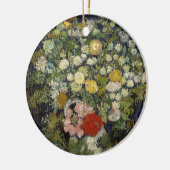 Bouquet von Blume in einer Vase | Vincent van Gogh Keramik Ornament (Links)