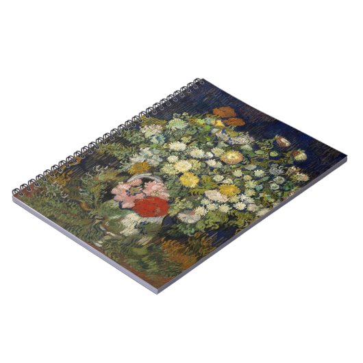 Bouquet von Blume in einer Vase | Vincent van Gogh Notizblock (Linke Seite)
