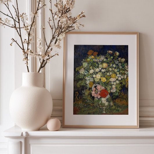 Bouquet von Blume in einer Vase | Vincent van Gogh Poster