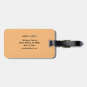 Bouquet von Blume in einer Vase von Vincent Van Go Gepäckanhänger (Rückseite horizontal)