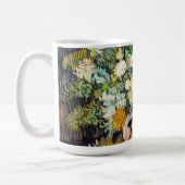 Bouquet von Blume in einer Vase von Vincent Van Go Kaffeetasse (Links)