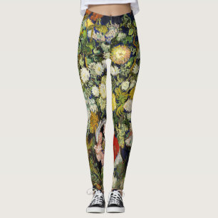 Bouquet von Blume in einer Vase von Vincent Van Go Leggings