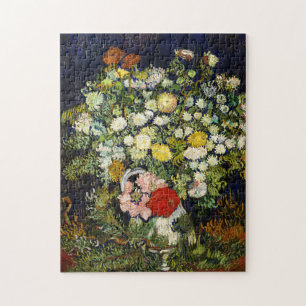 Bouquet von Blume in einer Vase von Vincent Van Go Puzzle