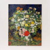 Bouquet von Blume in einer Vase von Vincent Van Go Puzzle (Vertikal)