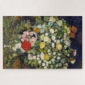 Bouquet von Blume in einer Vase von Vincent Van Go Puzzle (Horizontal)