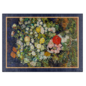 Bouquet von Blume in einer Vase von Vincent Van Go Schneidebrett (Vorderseite)