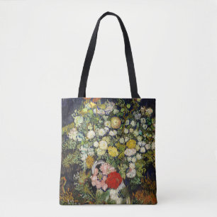 Bouquet von Blume in einer Vase von Vincent Van Go Tasche
