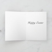 Bouquet von Blume in Pfirsichost Feiertagskarte (Innenseite)