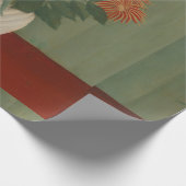 Bouquet von Blume mit China Asters und Tokyos Geschenkpapier (Ecke)