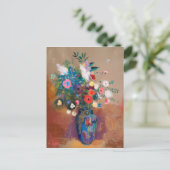 Bouquet von Blume - Odilon Redon Postkarte (Stehend Vorderseite)