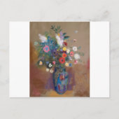 Bouquet von Blume - Odilon Redon Postkarte (Vorderseite)