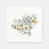 Bouquet von Blume Serviette (Vorderseite)