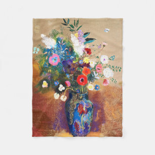 Bouquet von Blume von Odilon Redon Fleecedecke