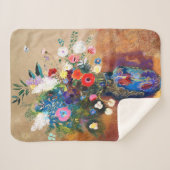 Bouquet von Blume von Odilon Redon Sherpadecke (Vorderseite (Horizontal))