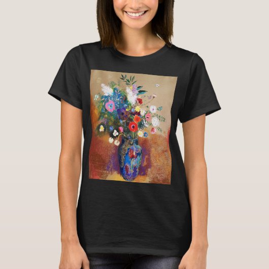 Bouquet von Blume von Odilon Redon T-Shirt (Vorderseite)