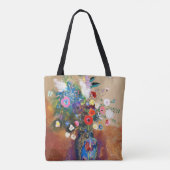 Bouquet von Blume von Odilon Redon Tasche (Rückseite)