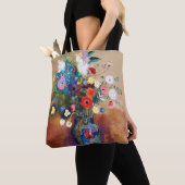 Bouquet von Blume von Odilon Redon Tasche (Von Nahem)