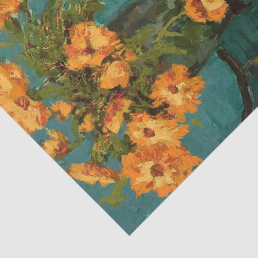 Bouquet von Camomiles | Jan Bohuszewicz Seidenpapier (Ausschnitt)